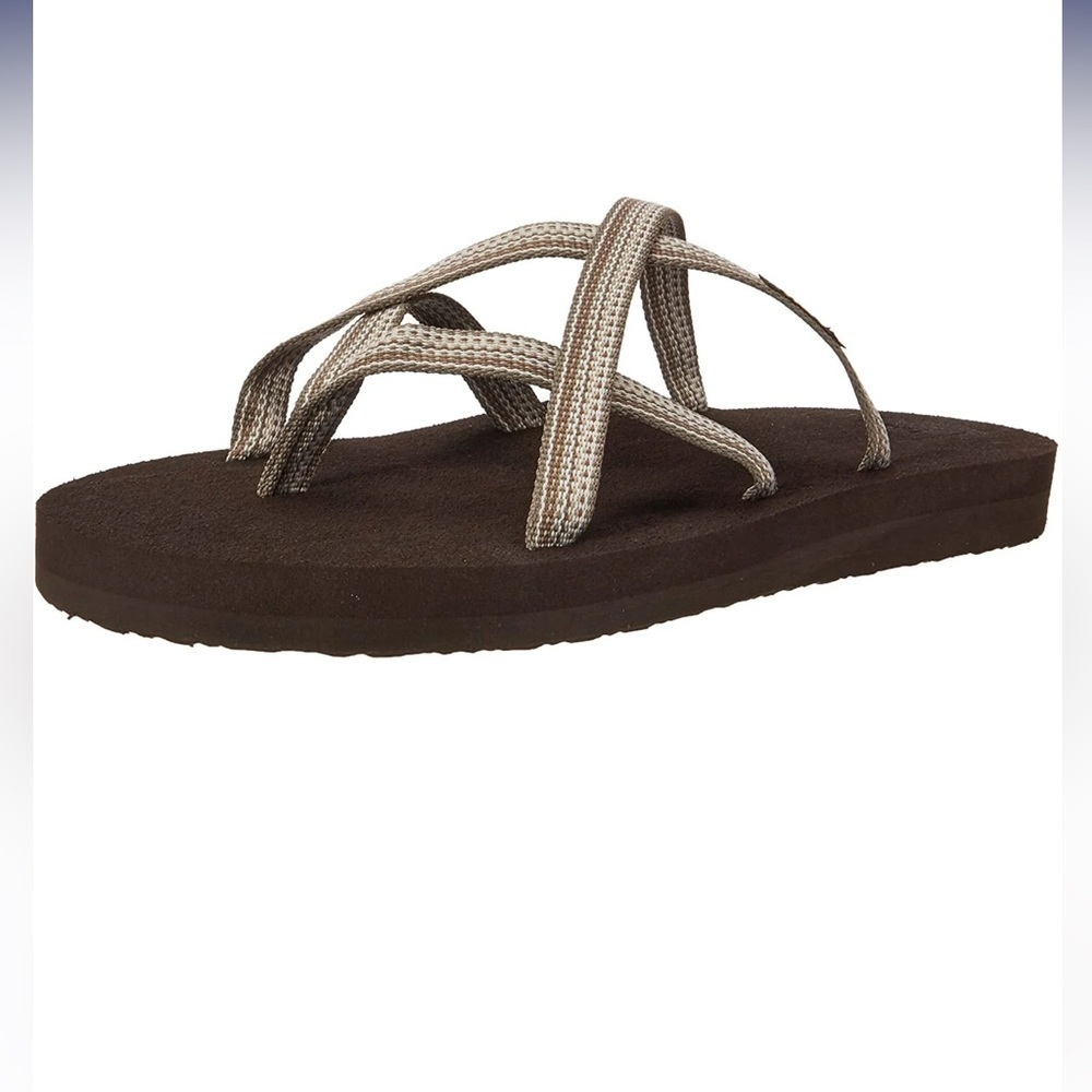 Teva Womens Olowahu Flip-Flop 5 Antiguous Birch SZ 9 NWOT SOLD OUT